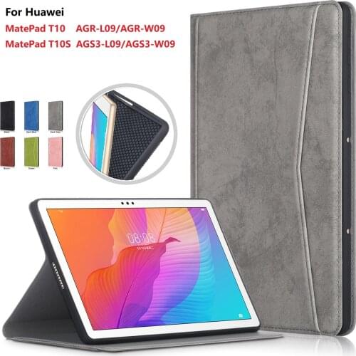 For Huawei MatePad T10s Case Protective Coque T10 T 10s AGS3-L09 AGS3-W09 10.1 T10 AGR-L09 AGR W09 9.7 Stand Leather TPU Cover