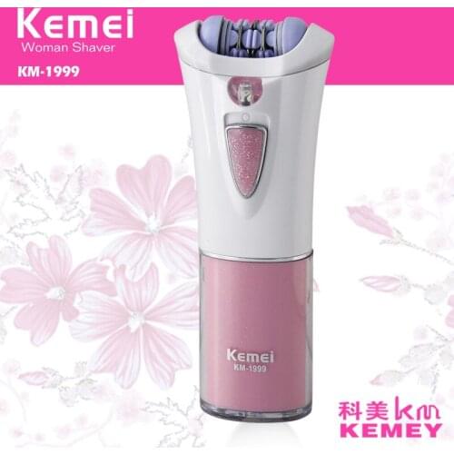 Kemei Electric Epilator Women Hair Removal Painless for Battery Shaving Machine Trimmer Facial Bikini Cordless Body Dropship F30