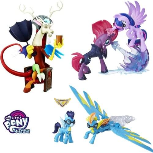 Hasbro My Little Pony Pinkie Pie PVC Cartoon Figure for Children Gift Kids Twilight Sparkle Rainbow Dash Discord