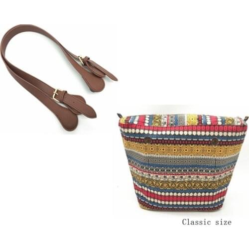 Brown color classic size for obag standard