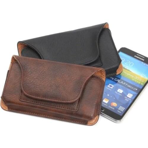 For blackview bv6000 BV6000S BV7000 Pro E7S Cover Leather Case Fundas Coque Capa Universal Bag Pouch Phone Case Etui Belt Clip