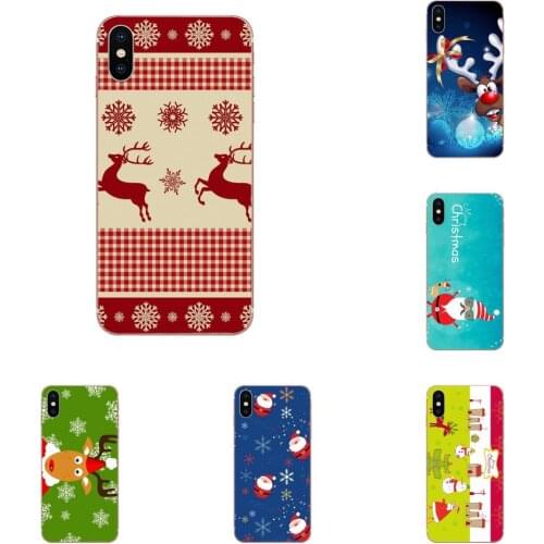 Colorful Reindeers And Snowflakes Christmas For Sony Xperia XZS XA1 L1 XA X Z Z1 Z2 Z3 Z4 Z5 XZ1 Compact E5 XZ Premium