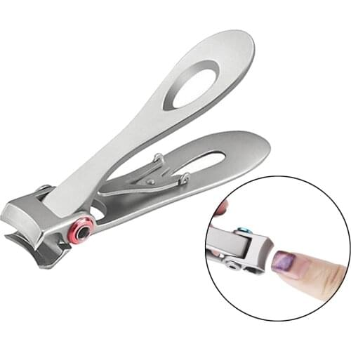 Stainless Steel Nail Clippers With Large Openings Professional Nail Cutter Portable Wide Jaw Opening Manicure Fingernail Clipper