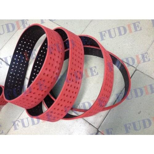 Conveyor Belt For Folding And PastingMachine.High wear resistance folder gluer flat rubber drive belt.Used for conveying belt of