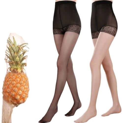WJ20126 summer thin elastic tights ladies anti-hook silk silk feeling safe design pantyhose