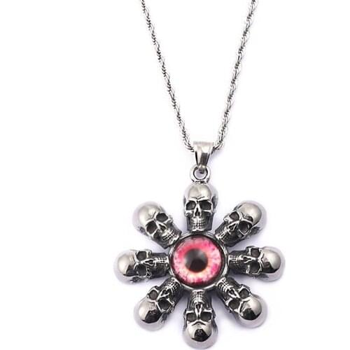 Hot new fashion personality gothic exaggerated snake cross cross pendant titanium steel 316 casting