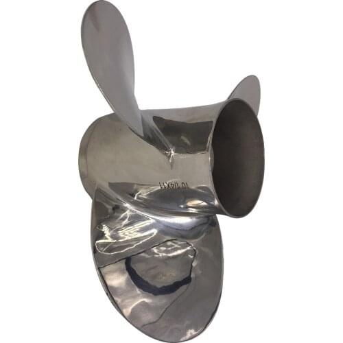 Boat Propelle10 1/4x11 for Suzuki DF25-30 4 Stroke 3 Blades Stainless Steel Prop SS 10 Tooth RH OEM NO: 58100-96420-019 10.25x11