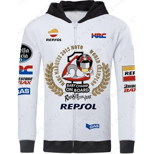 Moto GP For HONDA HRC World Championship 1 Motorcycle Sportswear REPSOL Racing Jacket Good High Quality Top Hoodie