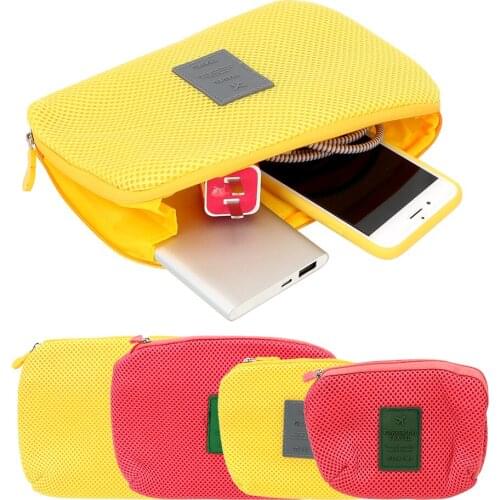 NICEYARD Tidy Earphone Case Organizer Bag Travel Bag Makeup Cosmetic Storage Pouch Shockproof Digital USB Charger Cable Bag