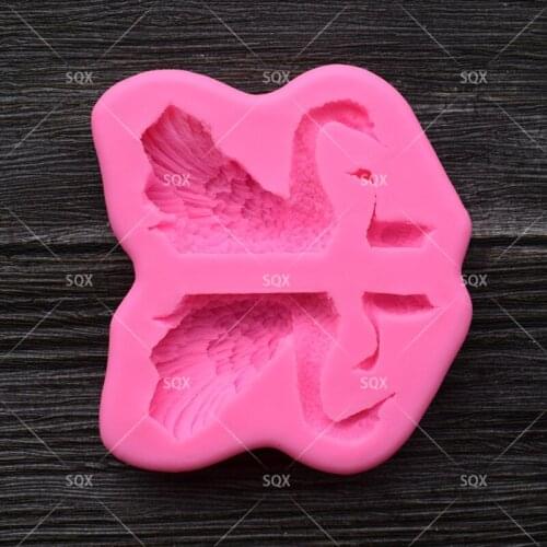 A Pair Of Swans Shape fondant Cake Baking Molds,Cake Decorating Tools Pastry Tools Kitchen Accessories SQ16259