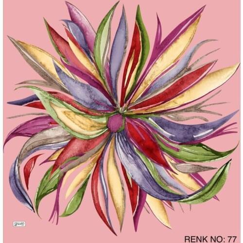 REYYAN SILK OYALIK WRITING (NEW QUALITY)-16318 - RENK-77