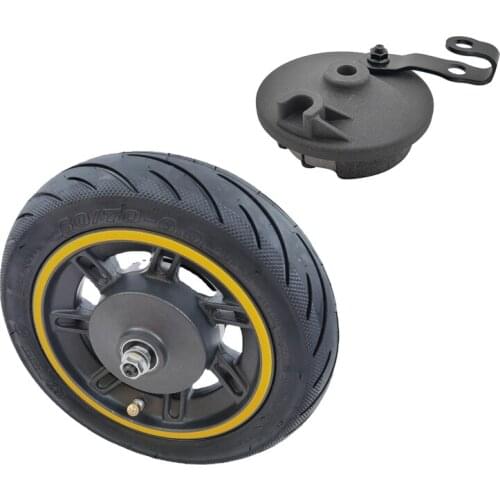 Electric Scooter Front Wheel Rubber Tire With Front Drum Brake For Ninebot Max G30 Kick Scooter Brake PADS Assembly