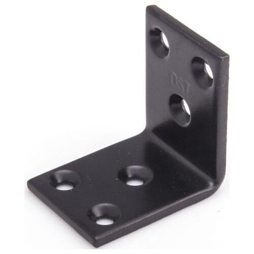 Spray-Paint Corner Brackets Angle Iron Right Angle Connector Thickening L Shape 3.2x40x40x30 Corner 10pcs