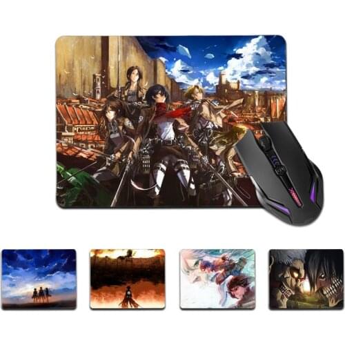 FHNBLJ Top Quality Japanese Anime Attack on Titan mouse pad gamer play mats Top Selling Wholesale Gaming Pad mouse
