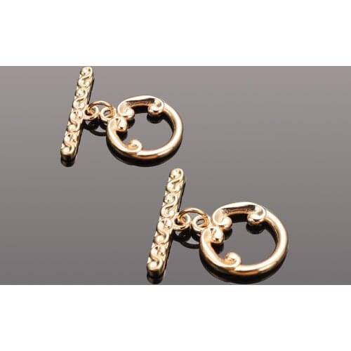 4pcs/Set Gold Plated Charms 18k Gold Plated Brass Ot Dangle Charms Decor For Necklace Bracelet Jewelry Making Women Girl Gift