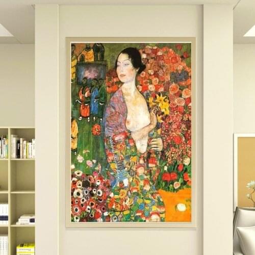 5D DIY diamond painting Gustav Klimt famous artwork diamond embroidery full rhinestone cross stitch mosaic handicraft gift