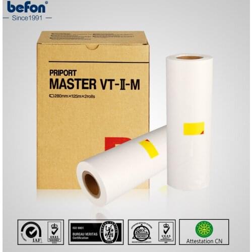 Befon Master Roll VT B4 CPMT 9 Compatible with Ricoh VT1120 1220 1320 1580 2820 1650 2200 2250 2210 2950 2100 2150 2300 2500