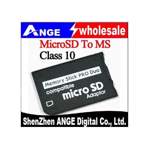 MicroSD TF to MS Adapter TF Card Reader Memory Stick Converter Card Case