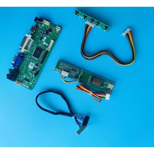 Kit for LQ150X1LHS2 DVI HDMI Display Panel 1 lamps LVDS Screen Driver VGA Signal Controller board 15" 30pin 1024X768