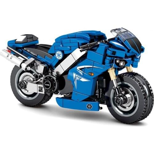 DIY City Off-road Motorbike MOC Model Building Blocks Racing Car Motorcycle Bricks Gifts Toys For Children