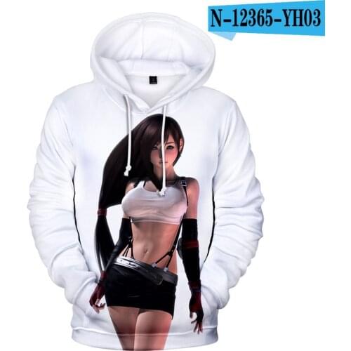 Best seller Hoodies Final Fantasy 7 3D Hoodies Men/women sweatshirt Autumn Winter Harajuku Mens Hoodie Fashion Clothes