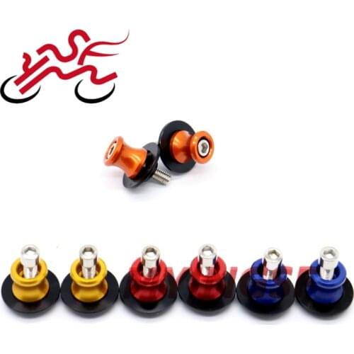 Swingarm Spools Slider For KAWASAKI ZX-6R ZX-9R ZX-10R ZX-12R ZX-14R ZZR600 ZZR1400 Motorcycle Stand Screw M10 CNC Aluminum