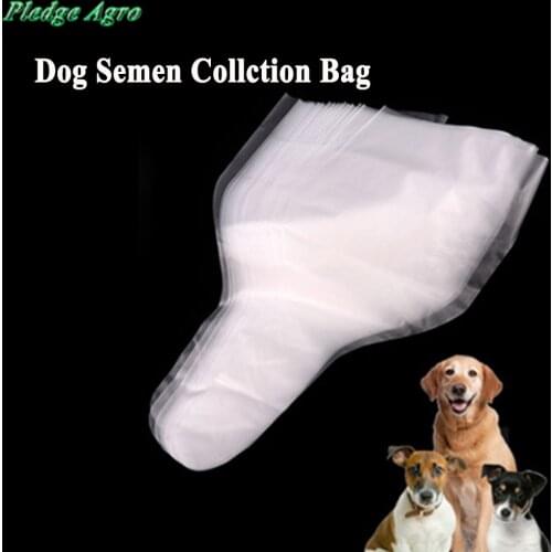 Dog Semen Collection Bag Disposable Canine Artificial Insemination Equipment Tools Lab 100pcs/bag