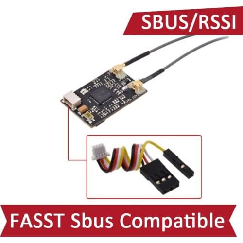 Micro Receiver MRFS01 Futaba FASST Sbus RSSI Compatible FPV Drone for Futaba T8G T14SG T18MZ T16SG