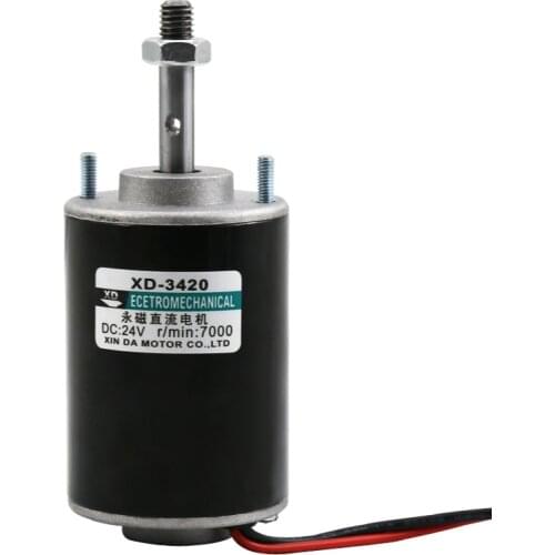12V24V micro DC motor 30W high torque speed regulation forward and reverse high speed silent motor small motor