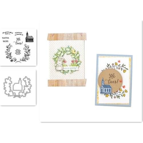 FLOWER Metal Cutting Dies And Stamps Set Scrapbooking Steel Craft Die Cut Embossing Paper Cards Stencils Scrapbook Dies 2021