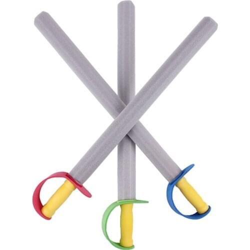 Newest 4Pcs/Set Creative EVA Foam Sword Knife Weapon Safe Performance Props Cosplay Toy P31B