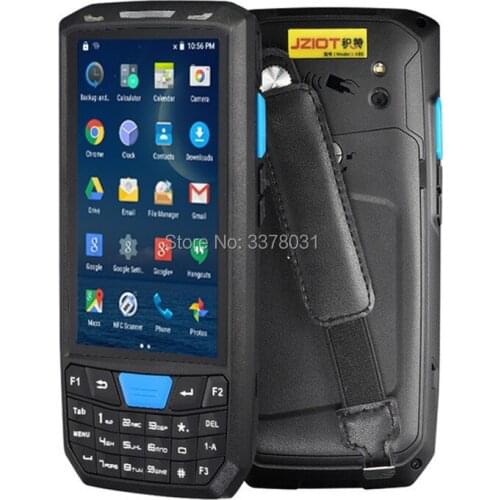V80 Rugged industrial android pda 2d barcode laser scanner with rfid NFC reader pdas