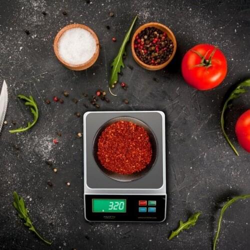 5kg/1g Waterproof Rechargeable Coffee Drip Scale Digital Scale Digital LED Display Kitchen Scale No Battery Required