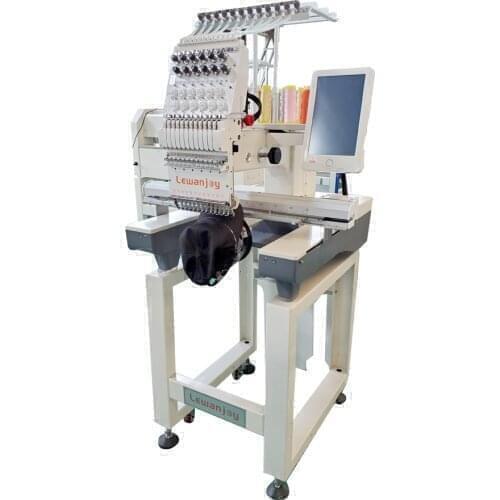 High Speed 12 needles Small Computer Embroidery Machine Suppliers Prices For Sale Computerized T-shirt