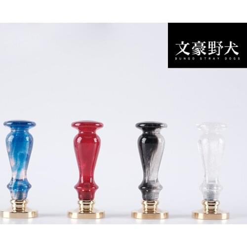 1pcs Anime Bungou Stray Dogs DIY Wax Seal Chapter Letter Envelope Stamp Cosplay Prop Decor Collectible Boy Girl Gift