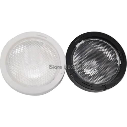 10pcs 20mm Black or White 15 Degree Beaded Surface LED LENS/Reflector Collimator for CREE XPE / XPG / XTE / XPL LED Emitter