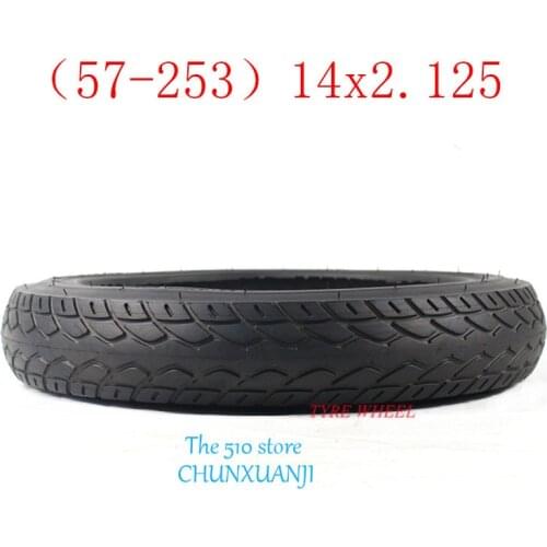 14 inch wheel Tire 14 X 2.125 / 57-253 tyre inner tube fits Many Gas Electric Scooters and e-Bike 14*2.125 tire