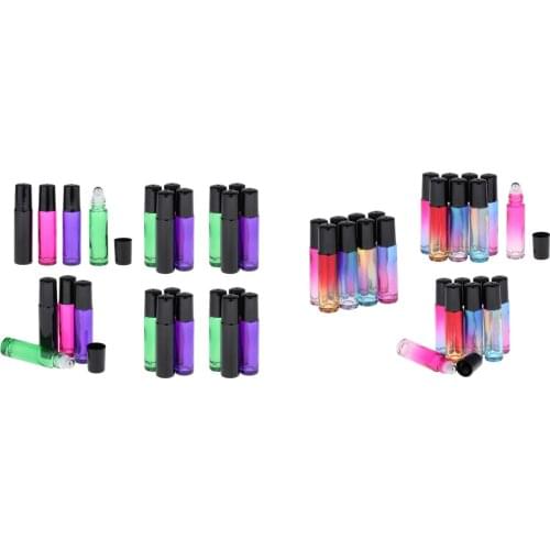 24pcs Roll on Glass Bottles Perfume Essential Oil Bottle Travel