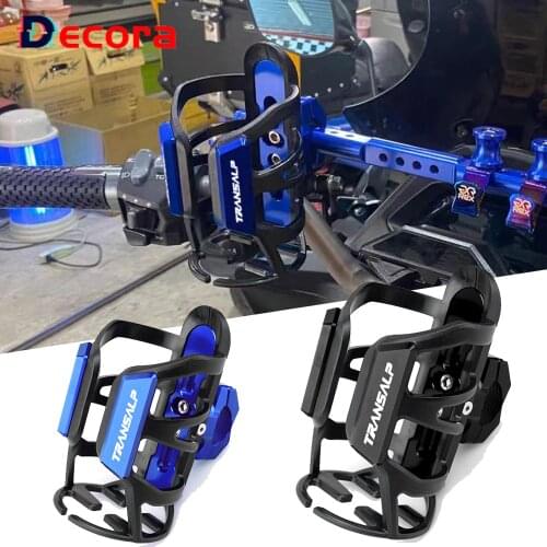 High quality Accessories HONDA TRANSALP XL 600 650 700 V XLV XL600V XL650V XL700V Beverage Water Bottle Drink Cup Holder Mount