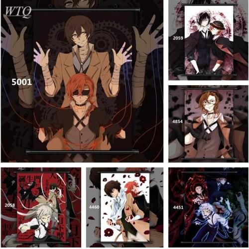 Bungou Stray Dogs Anime Posters Canvas Painting Wall Decor Retro Poster Wall Decor Wall Art Picture Room Decor Home Decor
