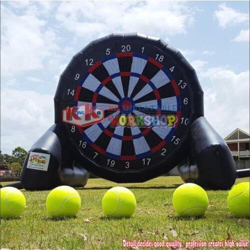 Rental Inflatable Sports Equipment Football Game Giant Inflatable Golf Dart Board