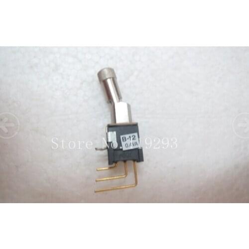 [BELLA]B-12 0.4VA Japan NKK curved feet 3 feet 2 file locking toggle switch toggle switch new original--10PCS/LOT