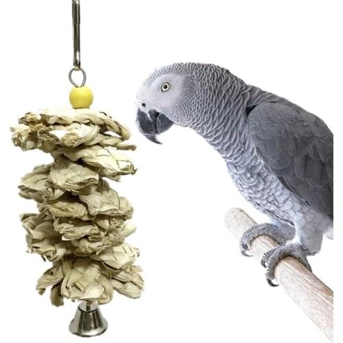 Wooden Parrots Toys For Pet Hanging Toy Swing Stand Budgie Parakeet Cage Birds Chew Climb Toys Cage Accessories