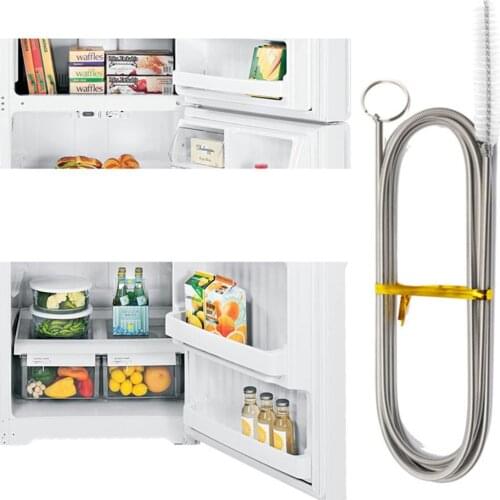 155CM/61 Inch Long Flexible Refrigerator Scrub Brush Cleaning Tool For Home Kitchen Drain Pipe Kitchen Cleaning Tool