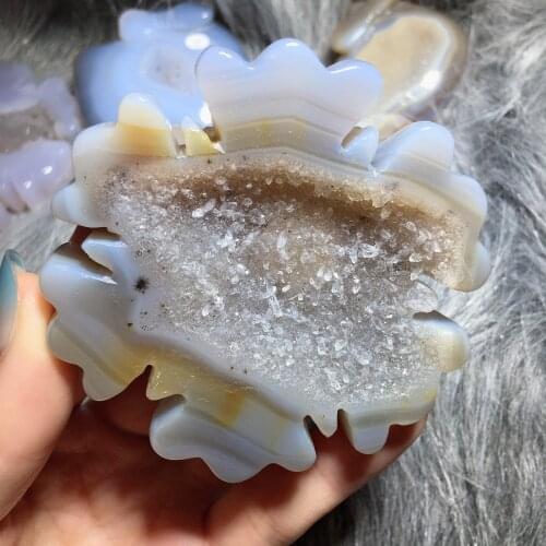 Druzy agate snowflake2220