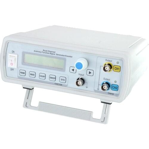 Dual-channel Arbitrary Waveform DDS Function Signal Generator 24MHz Sine Square Wave Sweep Counter Waveform/Pulse Frequency Mete