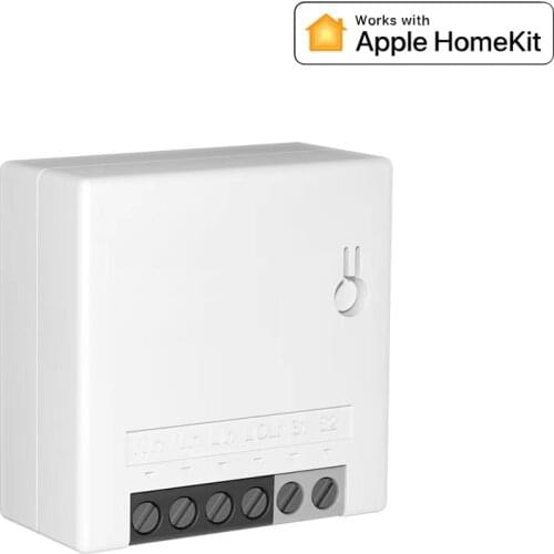 Two Way Smart Relay Switch Module Mini R2 Compatible With Apple HomeKit For Home Light Control