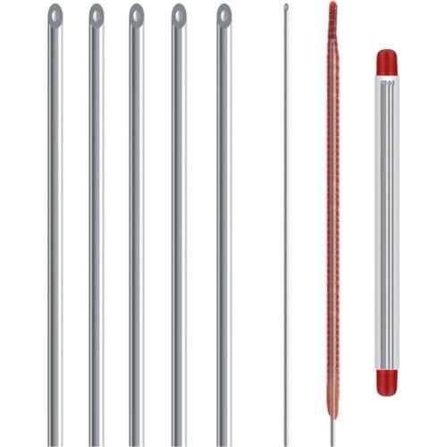 5pcs Quick Earthworm Hooking Needle Stainless Steel Pins Fishing Tools Bait Hooks No-Escaping 20cm Hook Needles Dropshipping