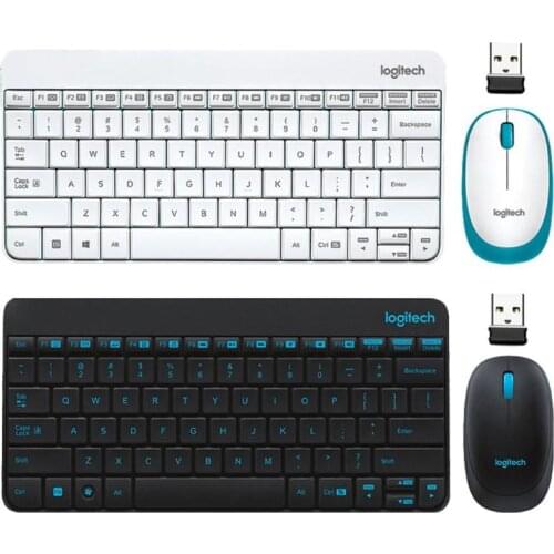 Logitech MK245 w/USB Receiver Nano Wireless Mini Keyboard Mouse Combos 1000DPI Ergonomic Set for Home Office Notebook Laptop PC