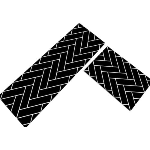 Kitchen Floor Carpet Floor Mat Modern Geometric PatternArea Rug Non-Slip Bathroom Absorbent Doormat Pad Mat Doormat 2PCS